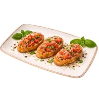 Bruschetta with tomatoes and feta