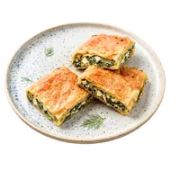 Traditional byrek, hand-layered filo pie