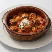 Traditional meatballs with tomatoes